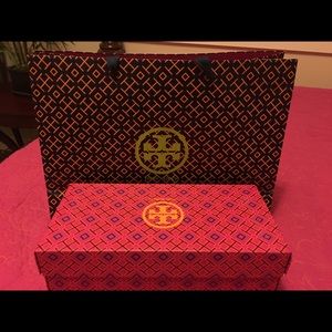 Tory Burch shopping bags